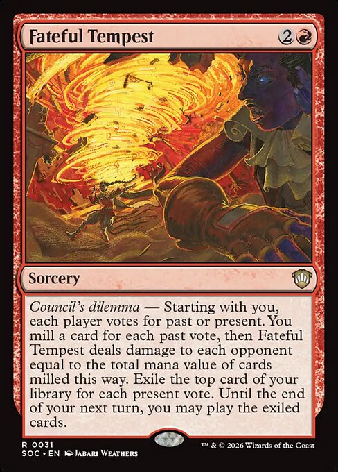 SOC, Fateful Tempest, Standard, 31, R, Near Mint, Normal, EN
