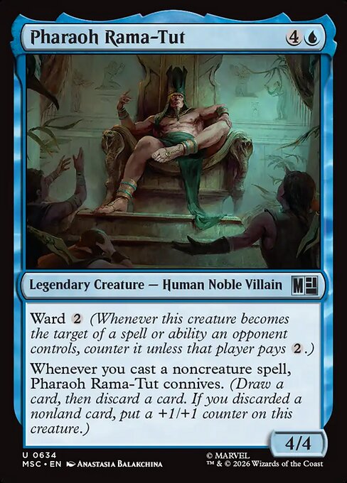 MSC, Pharaoh Rama-Tut, Standard, 634, U, Near Mint, Normal, EN