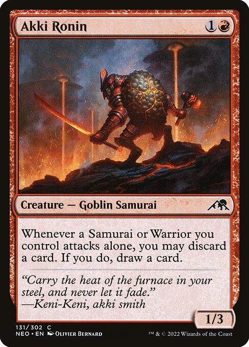 NEO, Akki Ronin, Standard, 131, C, Near Mint, Normal, EN