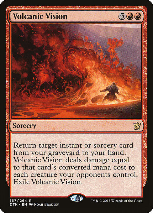 DTK, Volcanic Vision, Standard, 167, R, Near Mint, Normal, EN