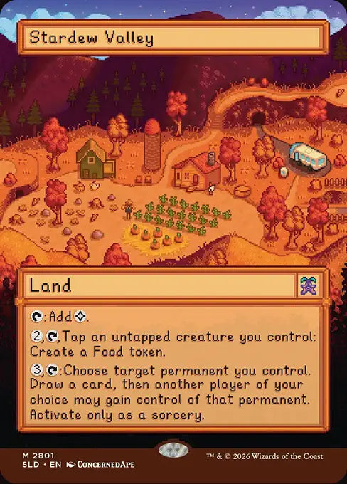 SLD, Stardew Valley, (Borderless), 2801, M, Near Mint, (Foil), EN