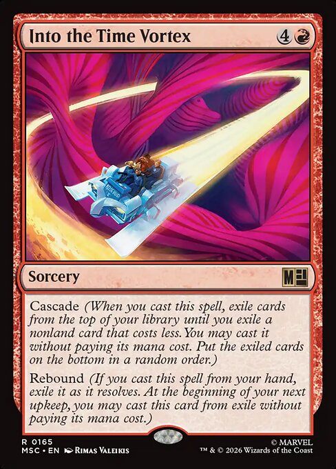 MSC, Into the Time Vortex, Standard, 165, R, Near Mint, Normal, EN