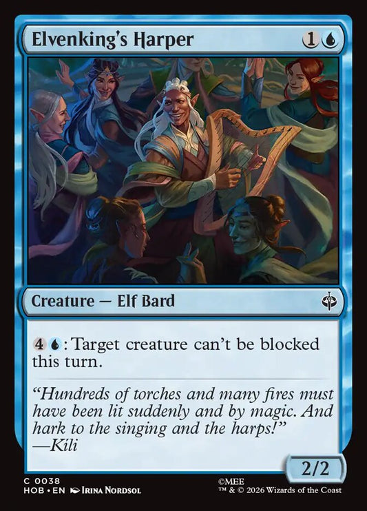 HOB, Elvenking's Harper, Standard, 38, C, Near Mint, Normal, EN