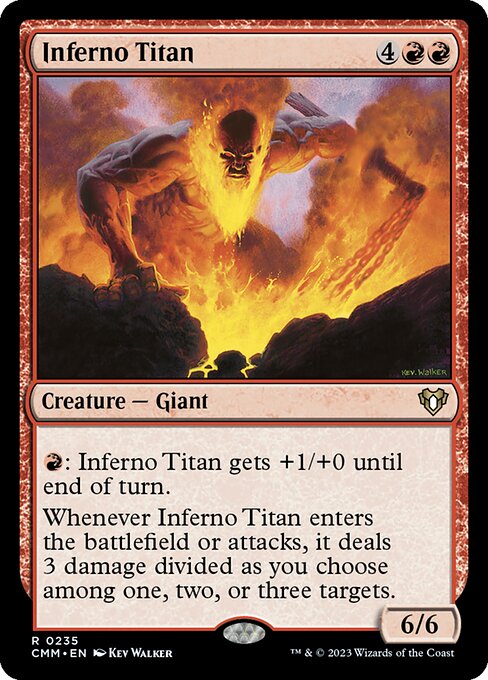 CMM, Inferno Titan, Standard, 235, R, Near Mint, Normal, EN