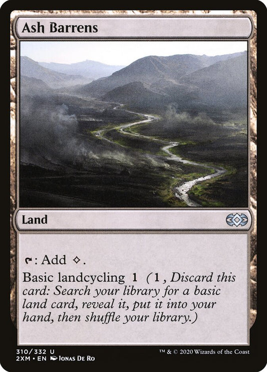 2XM, Ash Barrens, Standard, 310, U, Near Mint, Normal, EN