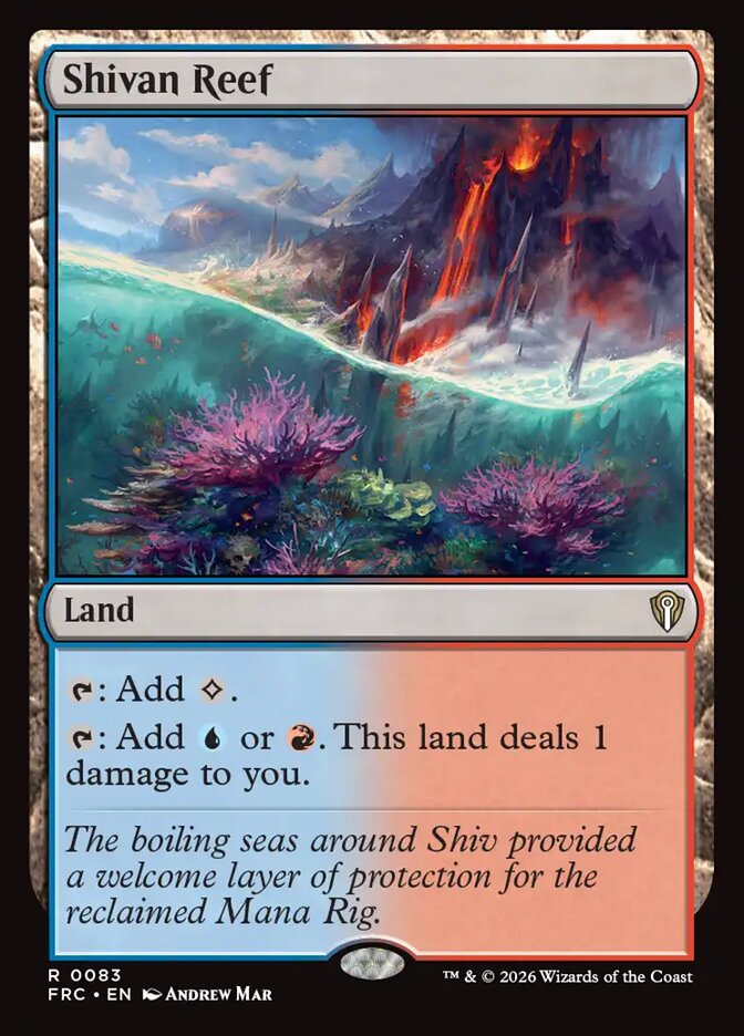 FRC, Shivan Reef, Standard, 83, R, Near Mint, Normal, EN
