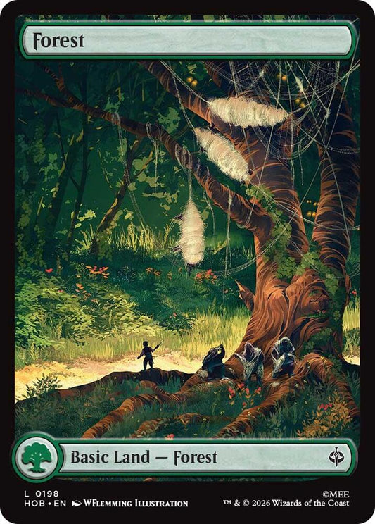 HOB, Forest, (Full Art), 198, C, Near Mint, (Foil), EN