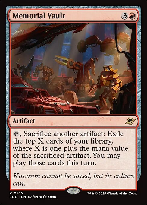 EOE, Memorial Vault, Standard, 145, R, Near Mint, (Foil), EN