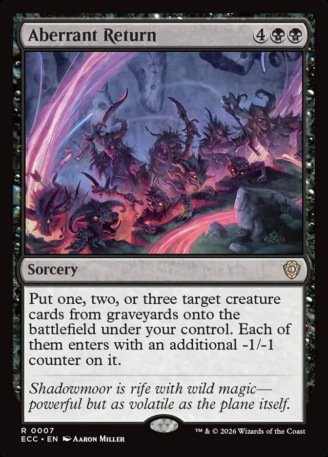 ECC, Aberrant Return, Standard, 7, R, Near Mint, Normal, EN