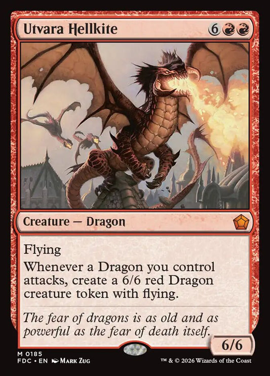 FDC, Utvara Hellkite, Standard, 185, M, Near Mint, Normal, EN