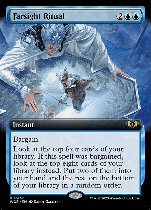 WOE, Farsight Ritual, (Extended Art), 332, R, Near Mint, Normal, EN