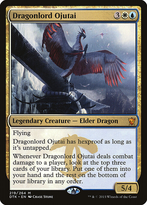 DTK, Dragonlord Ojutai, Standard, 219, M, Near Mint, Normal, EN