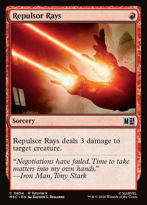 MSC, Repulsor Rays, Standard, 854, C, Near Mint, Normal, EN