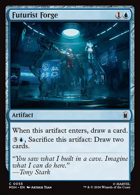 MSH, Futurist Forge, Standard, 55, C, Near Mint, Normal, EN