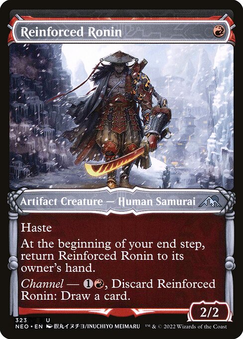 NEO, Reinforced Ronin, (Showcase), 323, U, Near Mint, Normal, EN