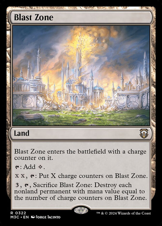 M3C, Blast Zone, Standard, 322, R, Near Mint, Normal, EN