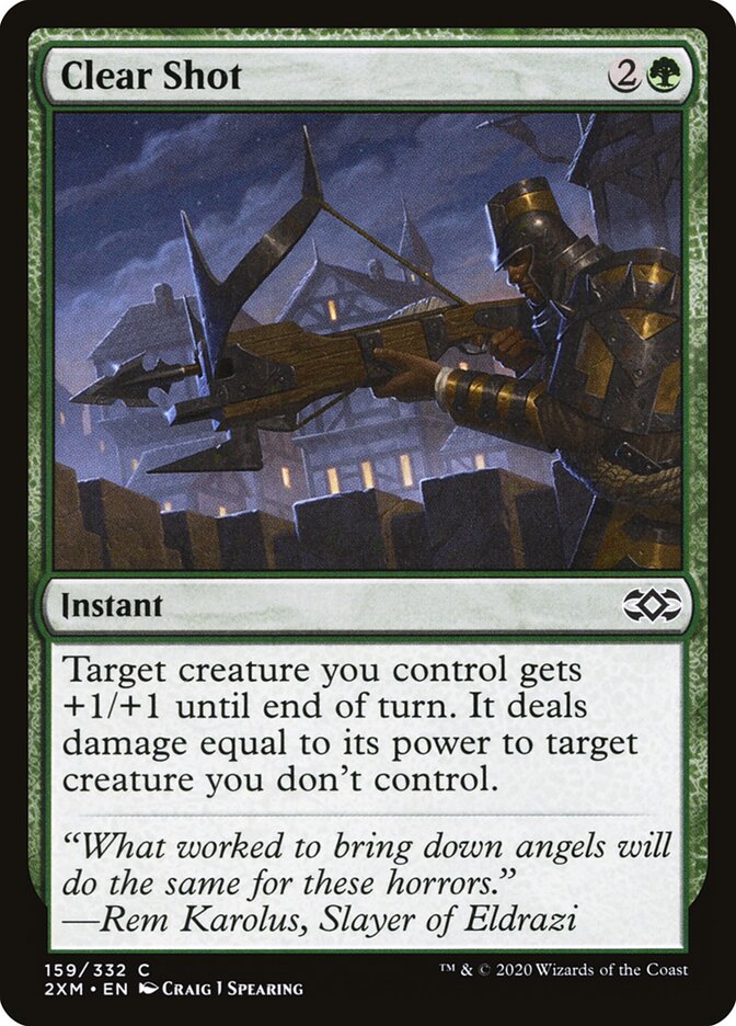2XM, Clear Shot, Standard, 159, C, Near Mint, Normal, EN