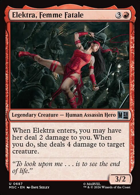 MSC, Elektra, Femme Fatale, Standard, 687, U, Near Mint, Normal, EN