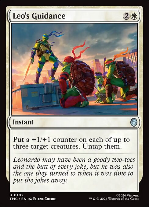 TMC, Leo's Guidance, Standard, 102, U, Near Mint, (Normal), EN
