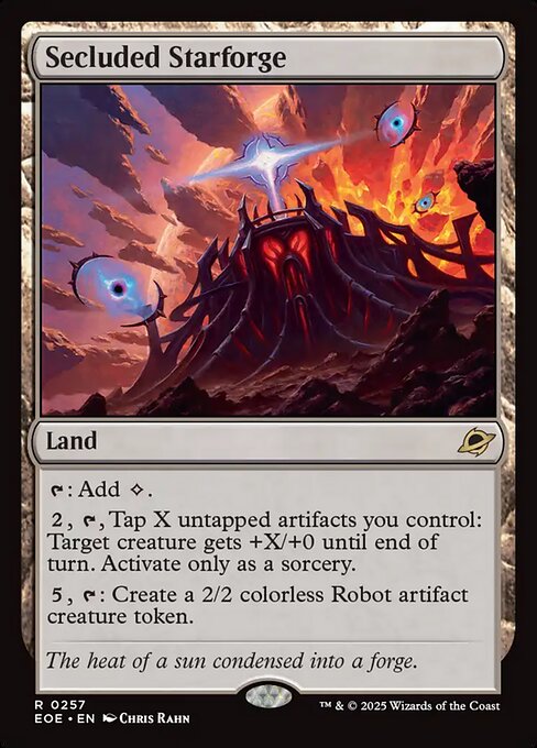EOE, Secluded Starforge, Standard, 257, R, Near Mint, (Foil), EN