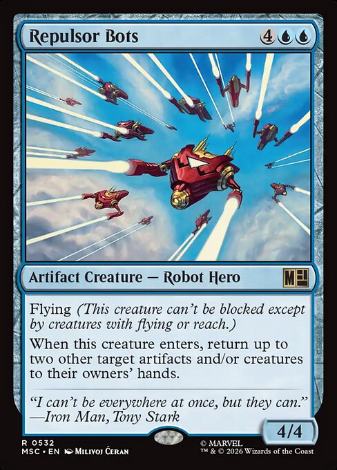 MSC, Repulsor Bots, Standard, 532, R, Near Mint, Normal, EN