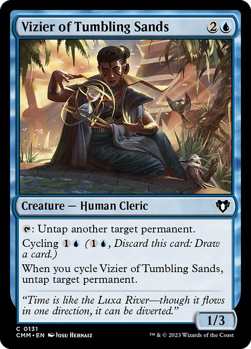 CMM, Vizier of Tumbling Sands, Standard, 131, C, Near Mint, Normal, EN