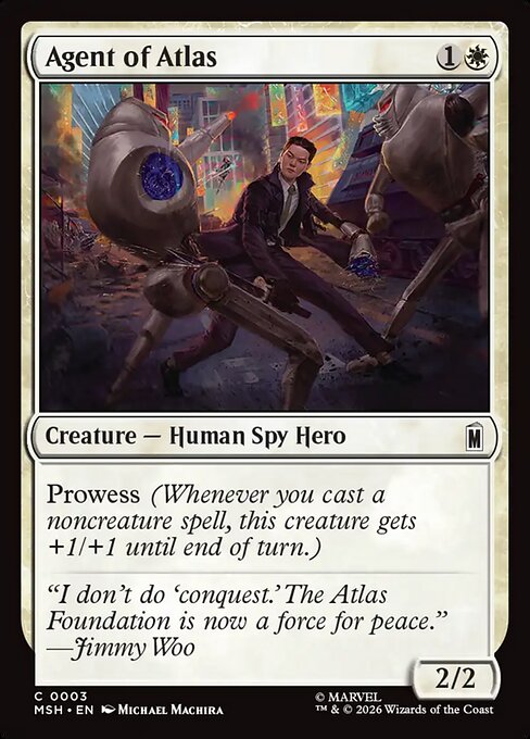 MSH, Agent of Atlas, Standard, 3, C, Near Mint, Normal, EN