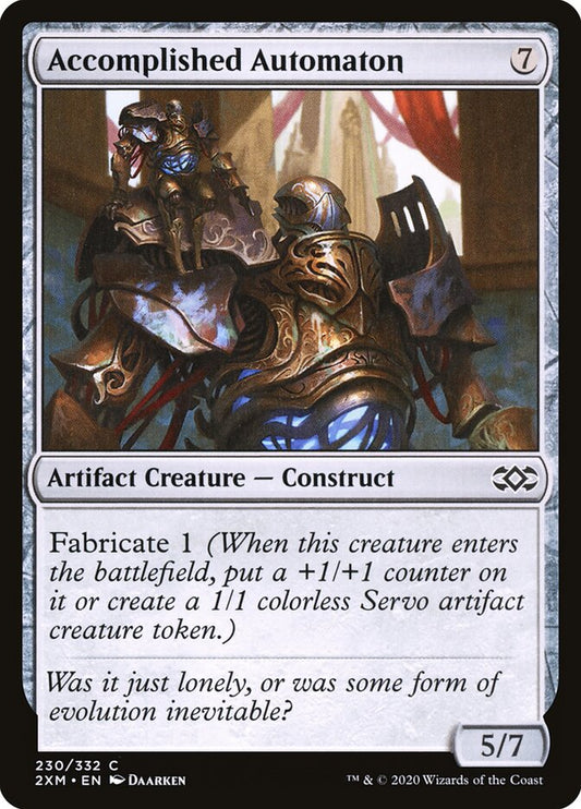 2XM, Accomplished Automaton, Standard, 230, C, Near Mint, (Foil), EN