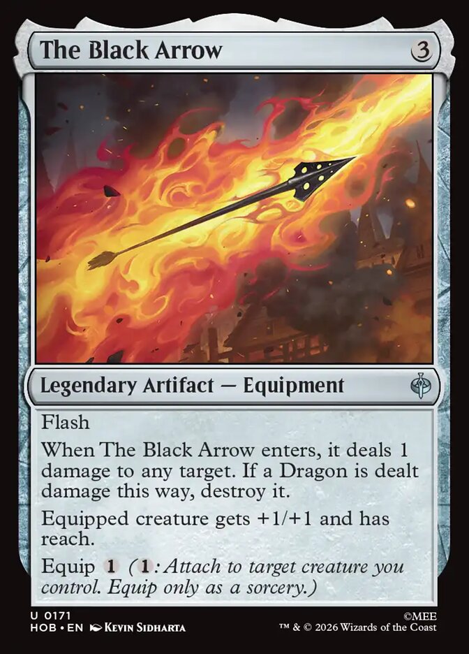 HOB, The Black Arrow, Standard, 171, U, Near Mint, (Foil), EN