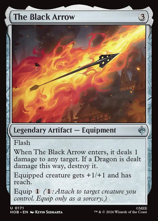 HOB, The Black Arrow, Standard, 171, U, Near Mint, (Foil), EN