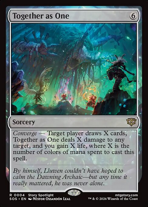 SOS, Together as One, Standard, 4, R, Near Mint, Normal, EN