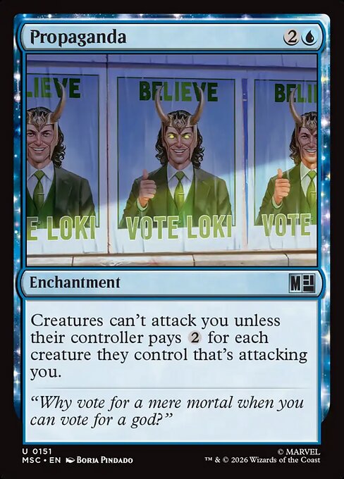 MSC, Propaganda, Standard, 151, U, Near Mint, (Surge Foil), EN