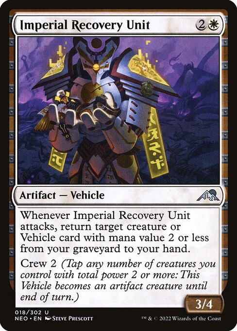 NEO, Imperial Recovery Unit, Standard, 18, U, Near Mint, Normal, EN