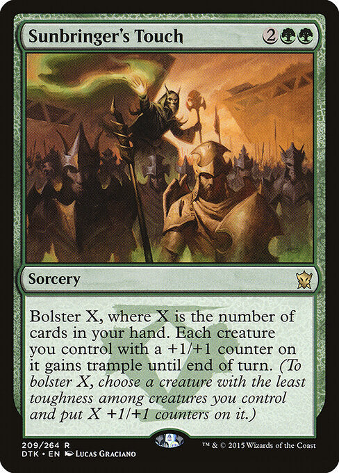 DTK, Sunbringer's Touch, Standard, 209, R, Near Mint, Normal, EN