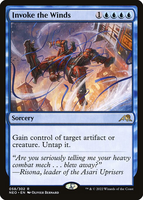 NEO, Invoke the Winds, Standard, 58, R, Near Mint, Normal, EN