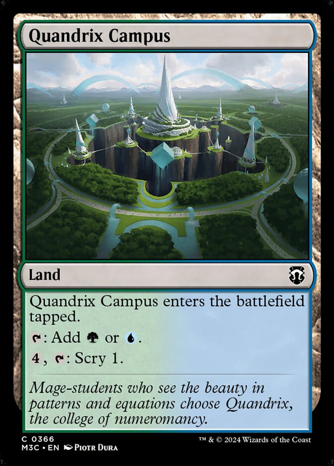 M3C, Quandrix Campus, Standard, 366, C, Near Mint, Normal, EN