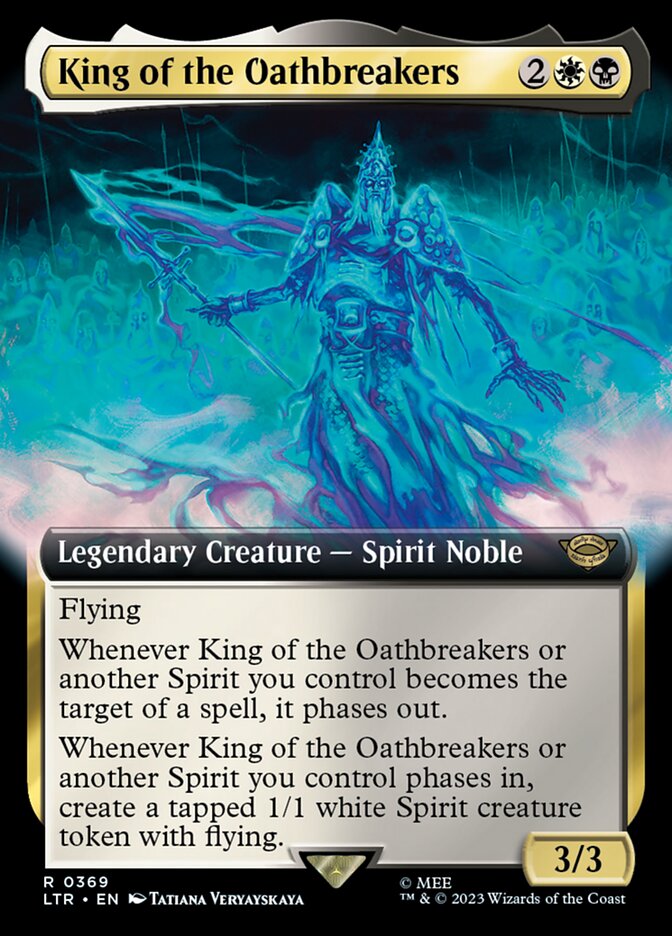 LTR, King of the Oathbreakers, (Extended Art), 369, R, Near Mint, Normal, EN