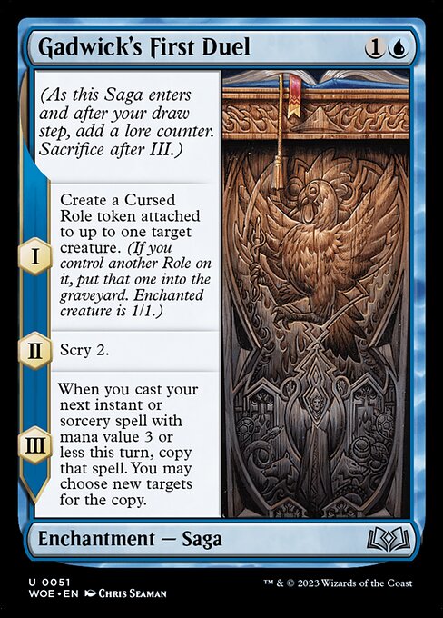 WOE, Gadwick's First Duel, Standard, 51, U, Near Mint, Normal, EN