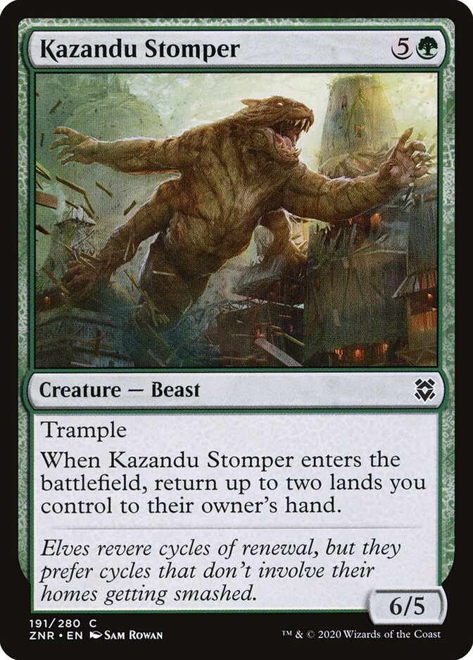 ZNR, Kazandu Stomper, Standard, 191, C, Near Mint, Normal, EN