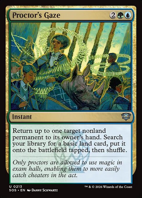 SOS, Proctor's Gaze, Standard, 213, U, Near Mint, (Foil), EN