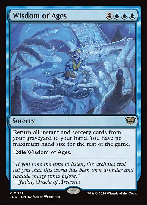 SOS, Wisdom of Ages, Standard, 71, R, Near Mint, Normal, EN
