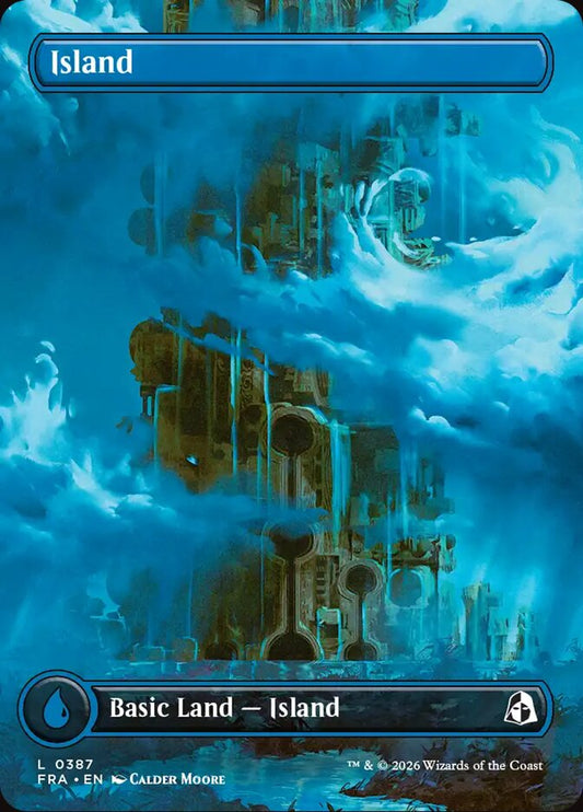 FRA, Island, (Full Art), 387, C, Near Mint, (Foil), EN