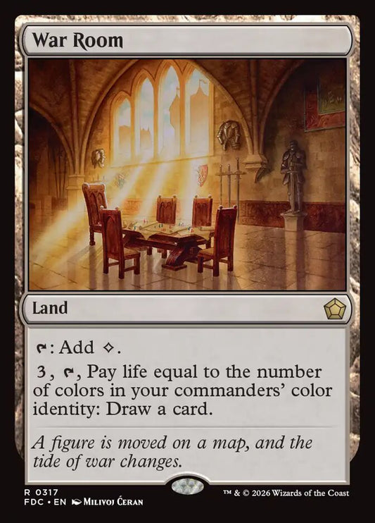 FDC, War Room, Standard, 317, R, Near Mint, Normal, EN