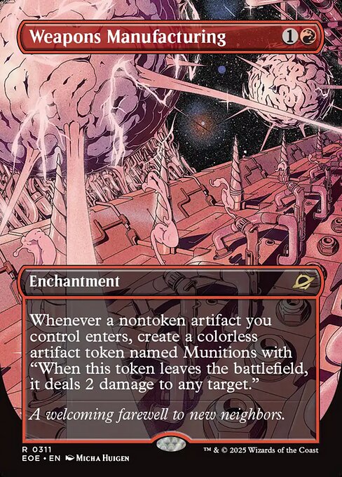 EOE, Weapons Manufacturing, (Borderless), 311, R, Near Mint, (Foil), EN