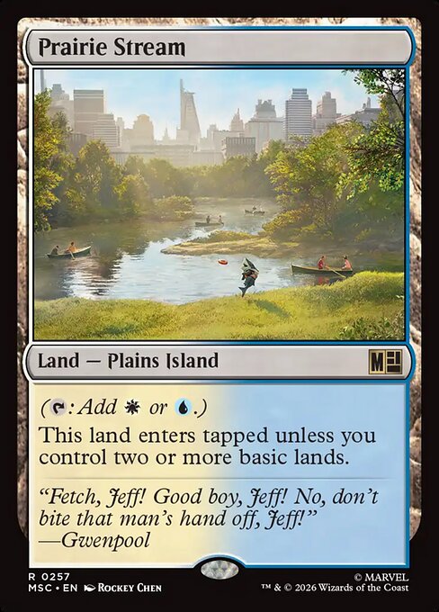 MSC, Prairie Stream, Standard, 257, R, Near Mint, {Surge Foil}, EN