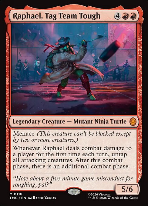 TMC, Raphael, Tag Team Tough, Standard, 118, M, Near Mint, (Normal), EN