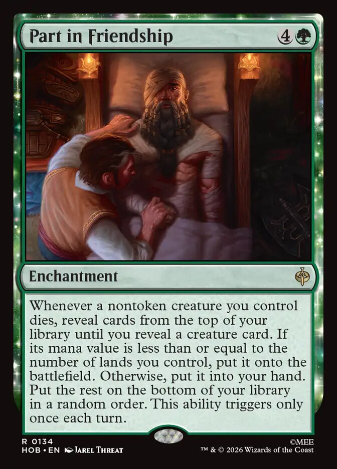 HOB, Part in Friendship, Standard, 134, R, Near Mint, Normal, EN