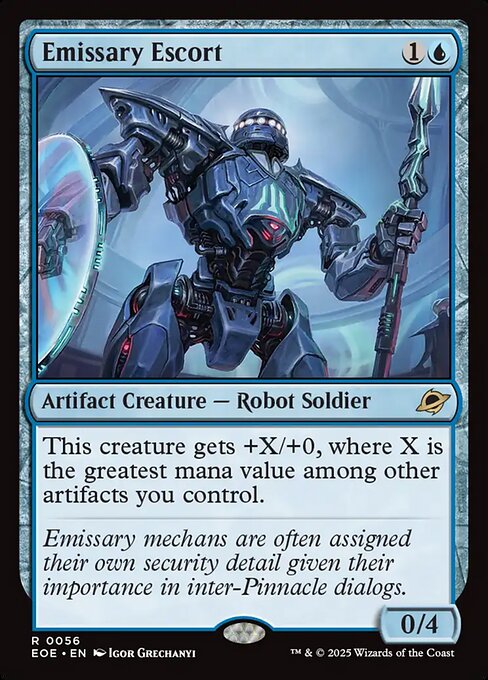 EOE, Emissary Escort, Standard, 56, R, Near Mint, Normal, EN