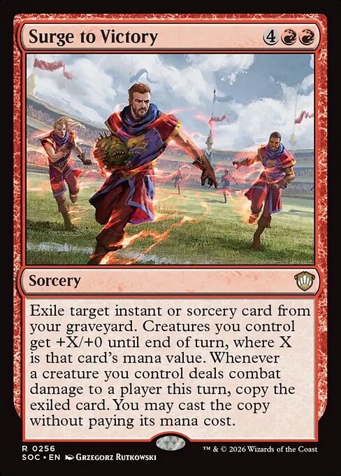 SOC, Surge to Victory, Standard, 256, R, Near Mint, Normal, EN