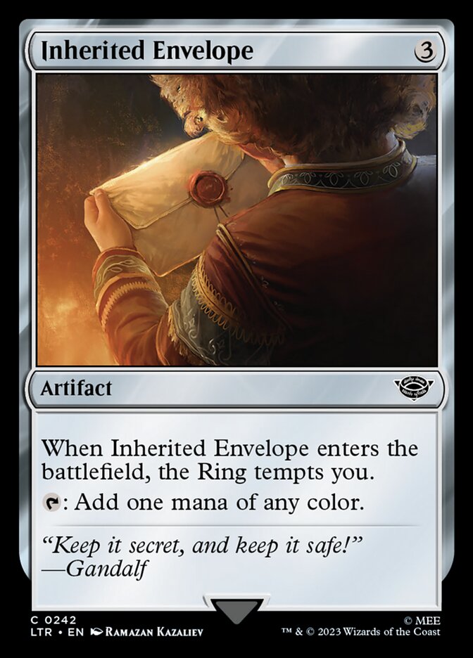 LTR, Inherited Envelope, Standard, 242, C, Near Mint, Normal, EN